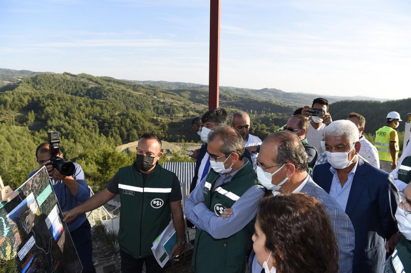 DSİ, Savrun Barajı'nda İncelemede Bulundu